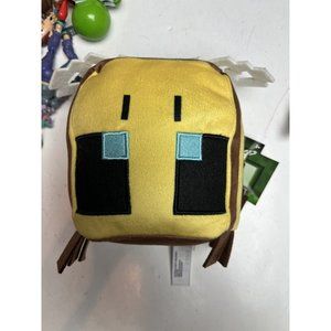 Mattel Minecraft Cuutopia Bee Abeille Plush Rounded Pillow Moj Ang Studios NEW